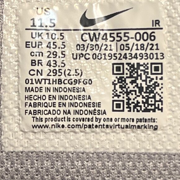 Nike Air Max SC 'Light Smoke Grey Game Royal' Men's US 11.5 EU 45.5 Durable - Picture 13 of 16